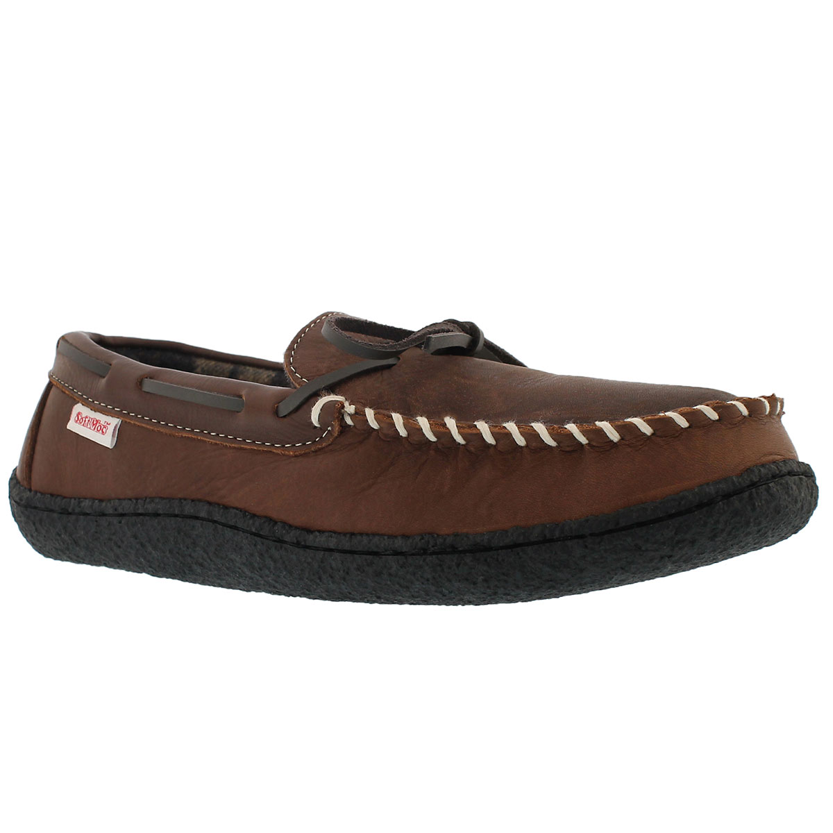 Mns Clovis brown lined moccasin
