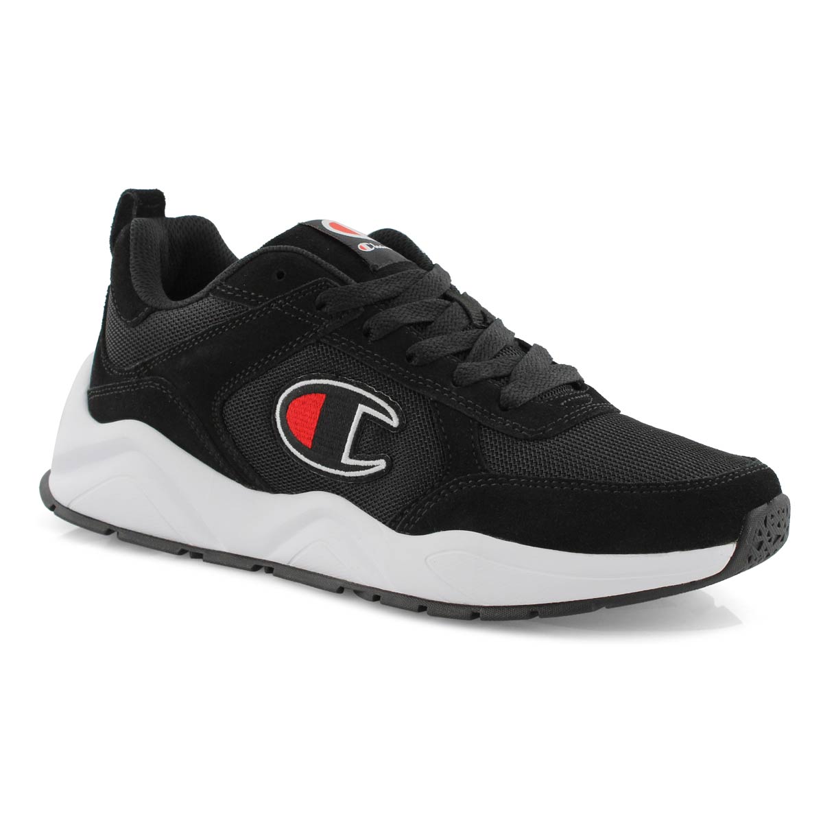 Mns 93Eighteen black lace up sneaker
