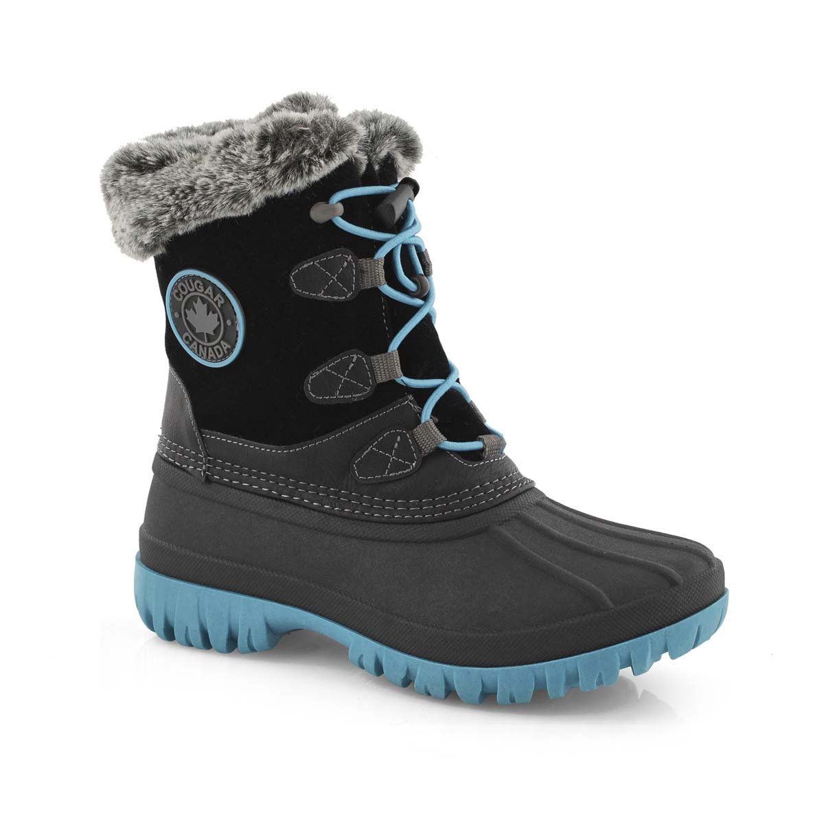 Grls Colette black wtpf winter boot