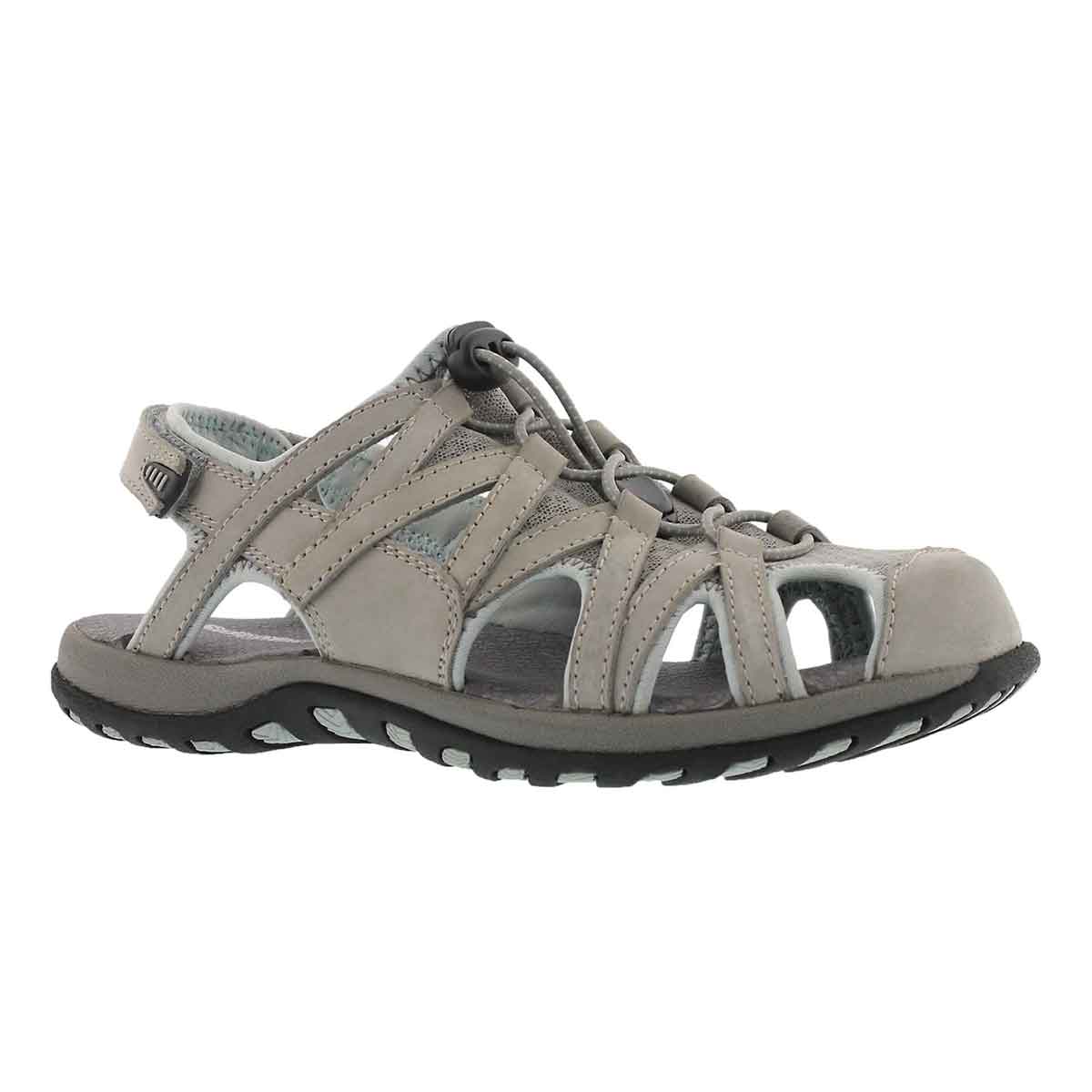 Women's COLETTE grey fisherman sport sandals