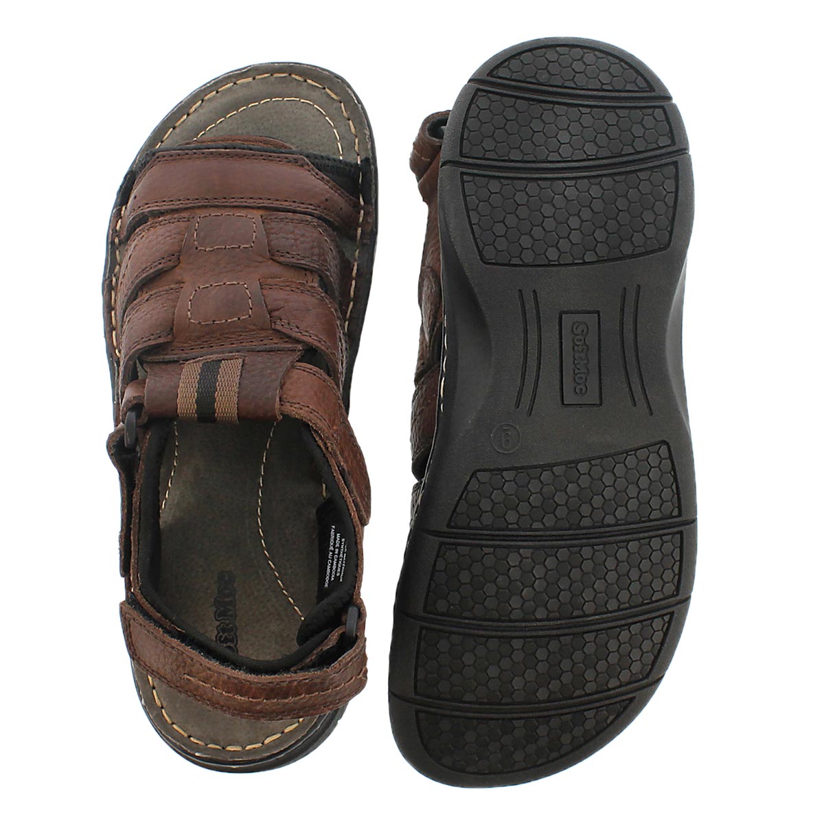 Mns Colin 3 brn opentoe fishermn sandal