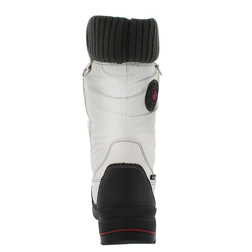 Grls Como white wtpf pull on winter boot