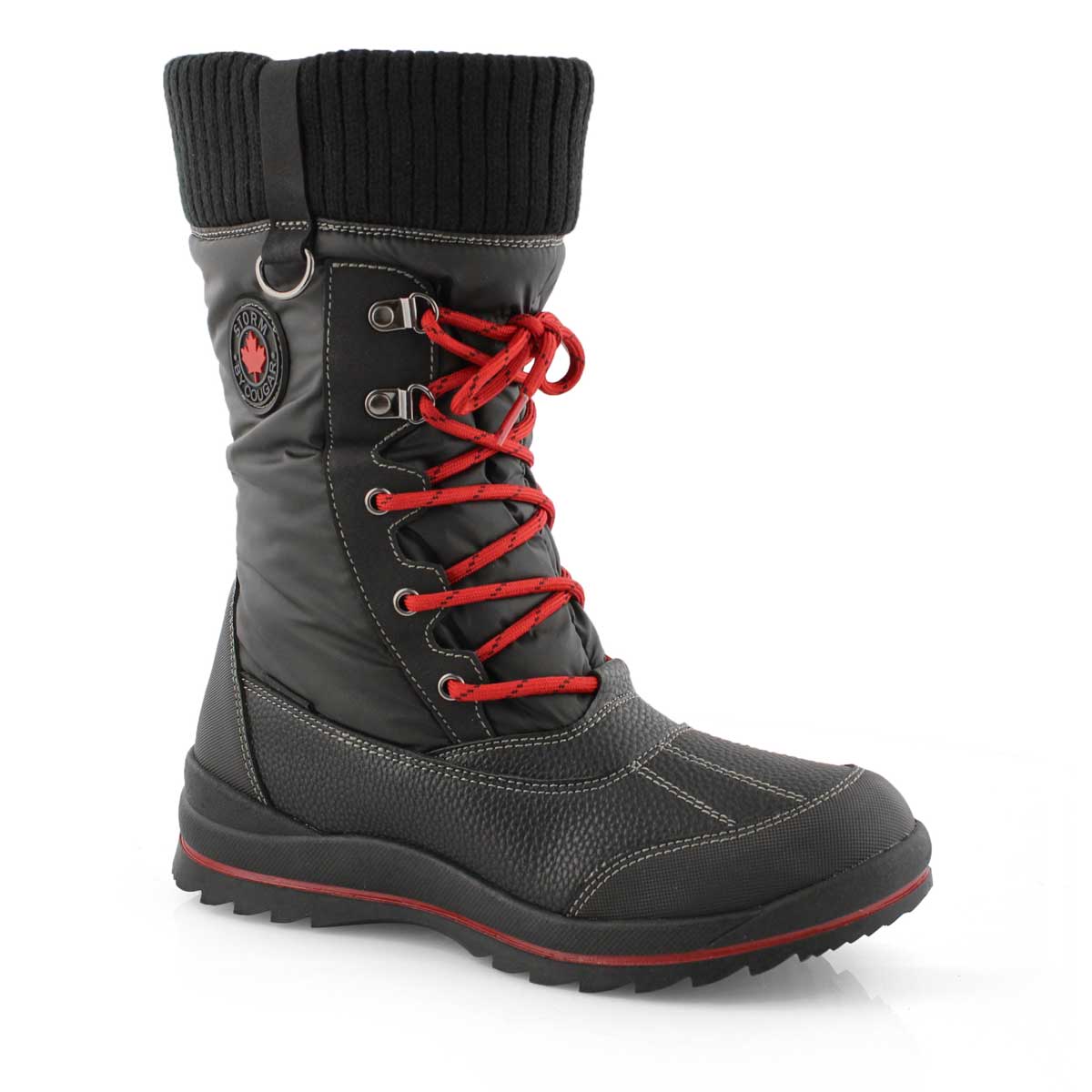 Lds Comos blk waterproof winter boot