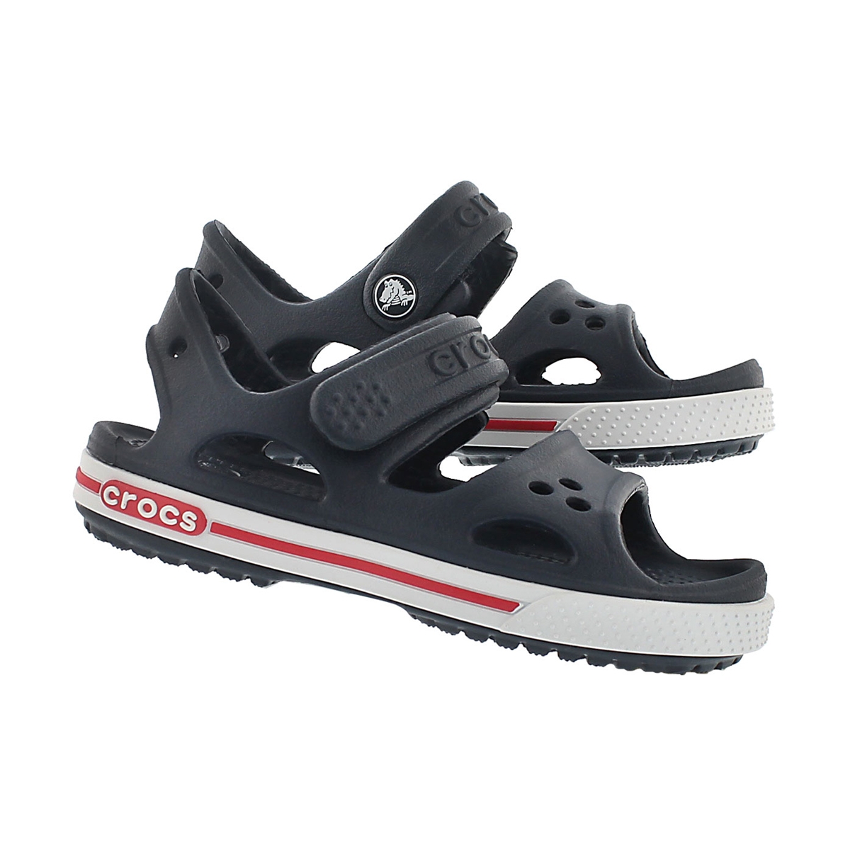 Kds Crocband II navy sport sandal