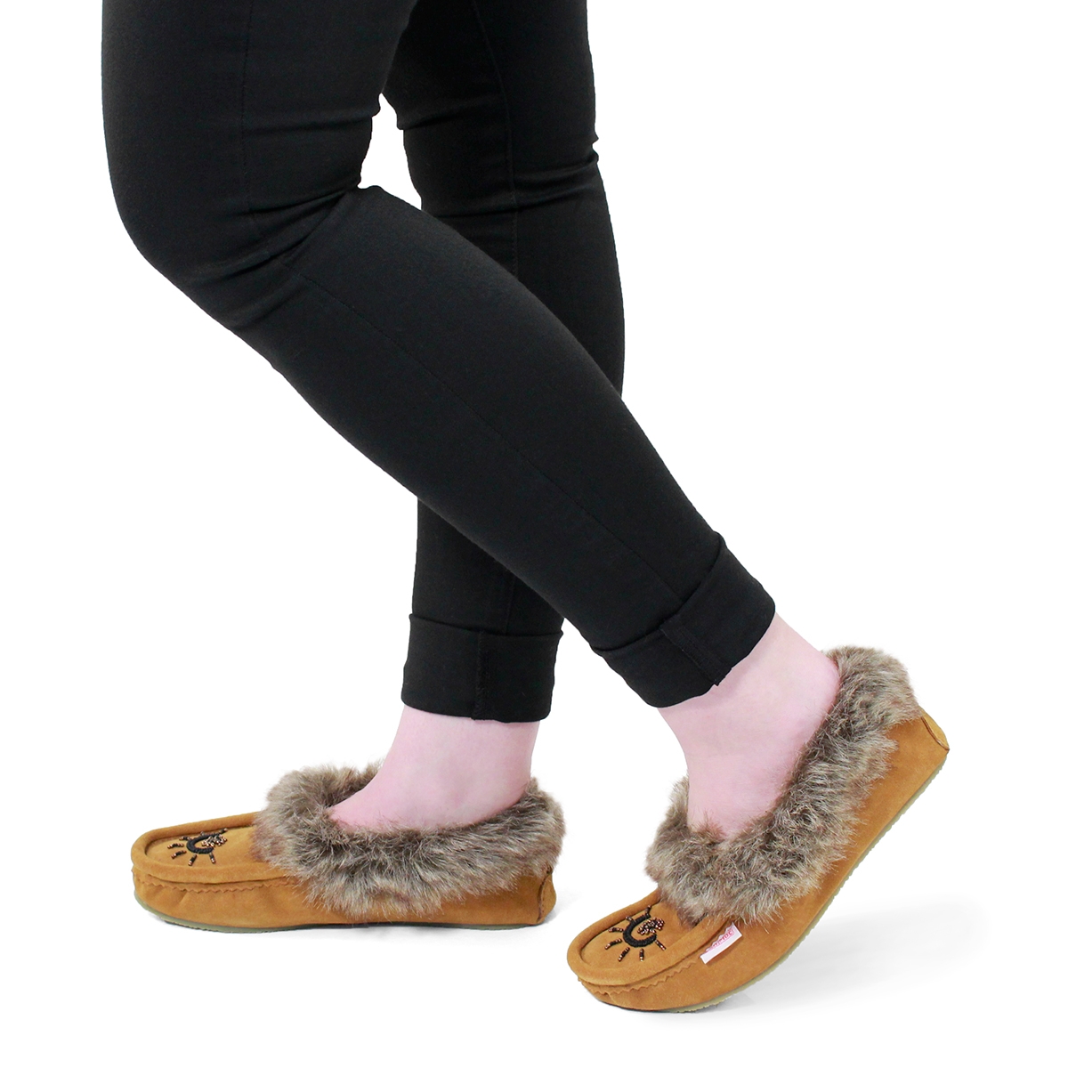 Mocassin CUTE FAUX ME, havane, fem