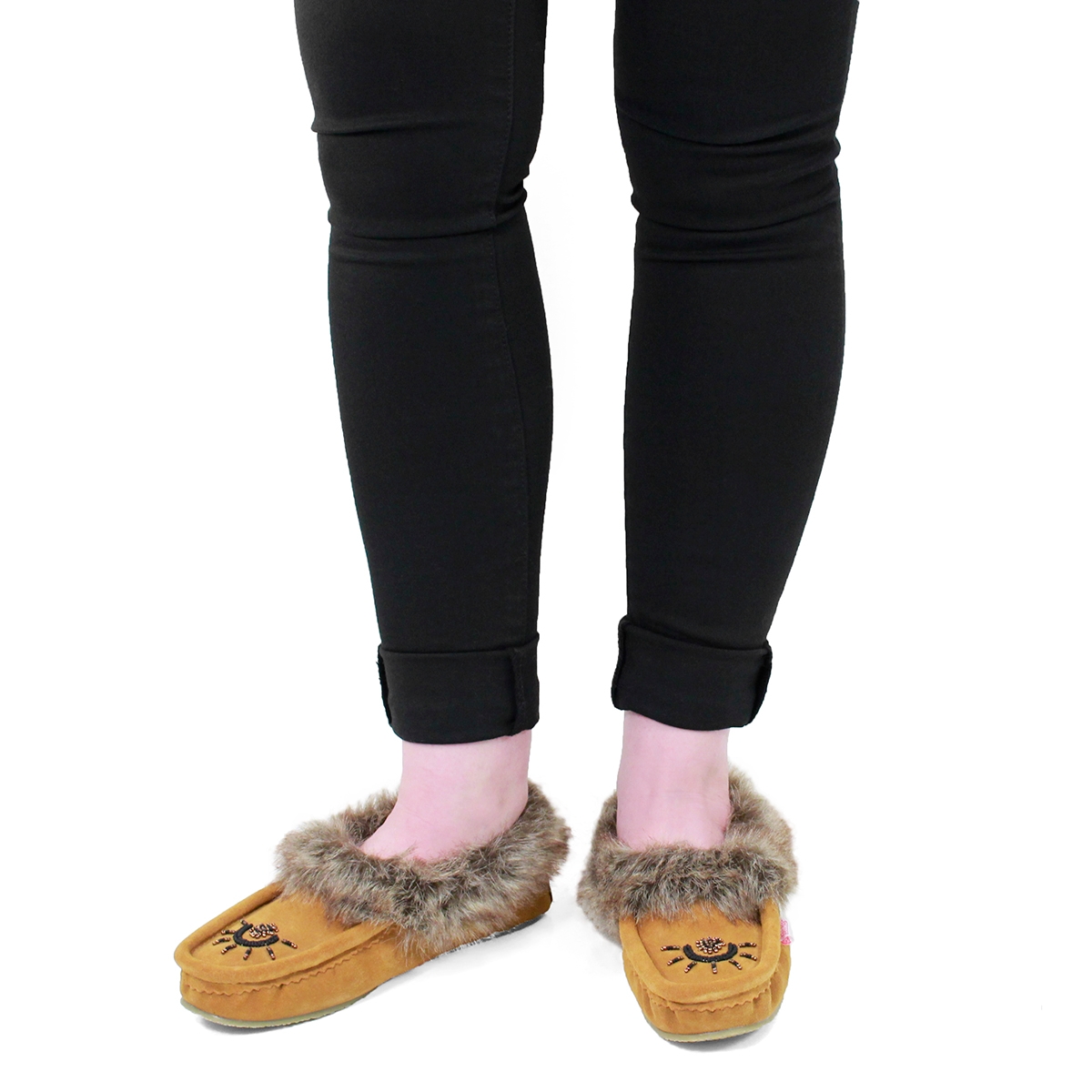 Mocassin CUTE FAUX ME, havane, fem