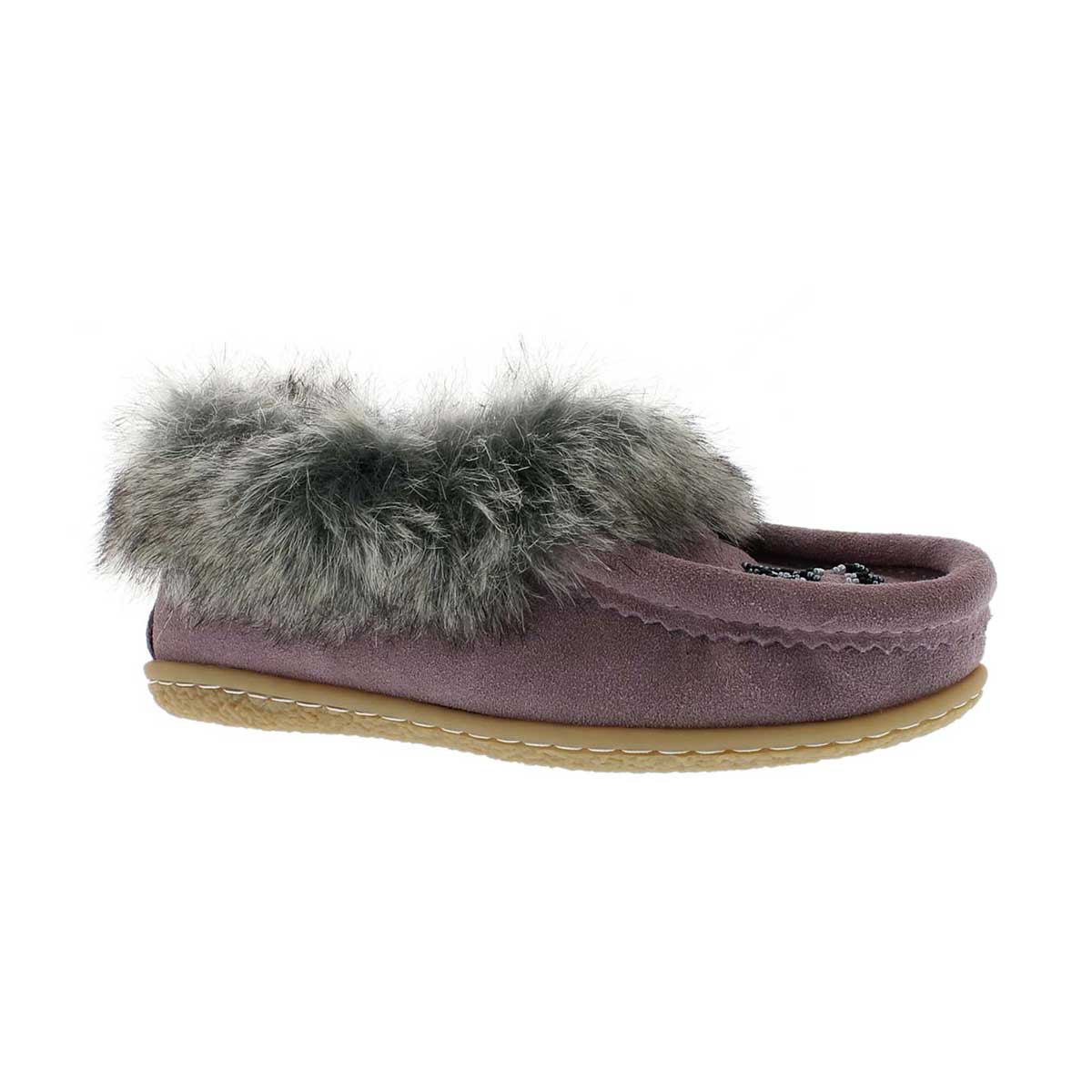 Grls Cute 2 Jr mav faux rabbit mocc
