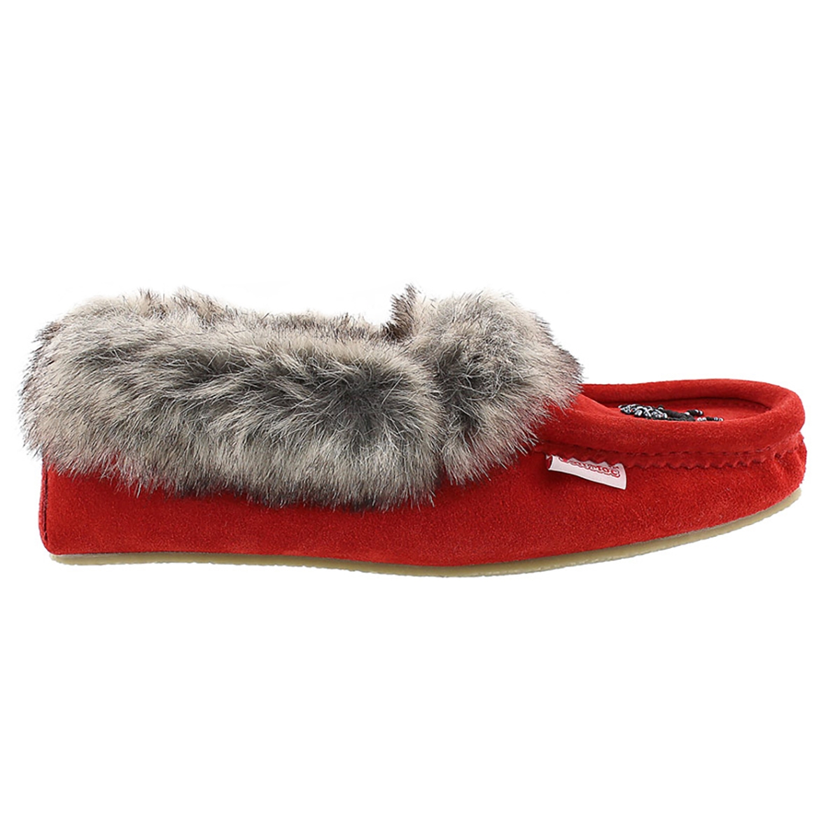Lds Cute faux me red crepe sole faux