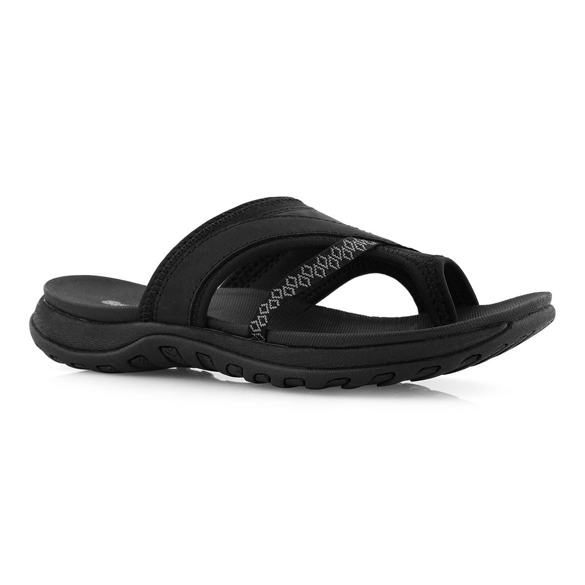 Lds Cynthia black toe wrap sport sandal