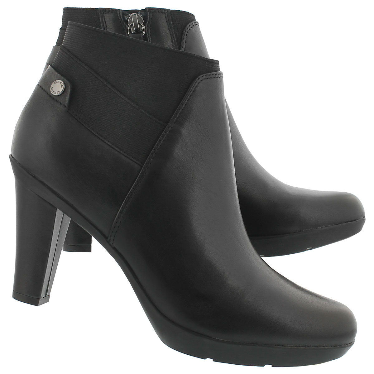 Bottine Inspiration Stiv, cuir noir, fem