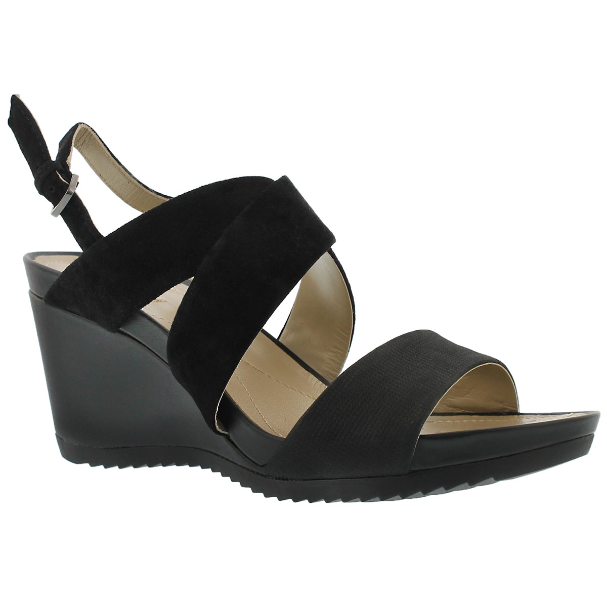 Women's NEW RORIE A black wedge sandals