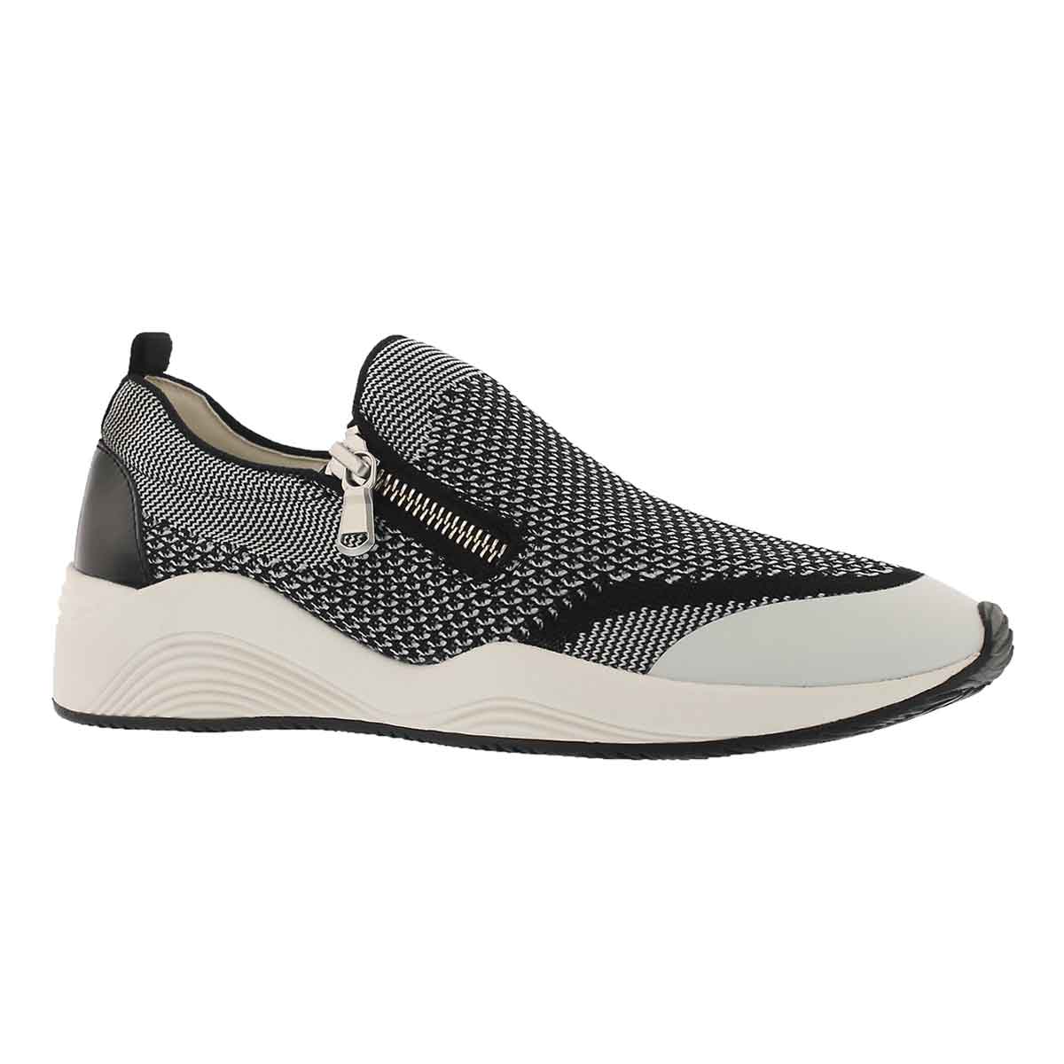 Women's OMAYA white zip up runners