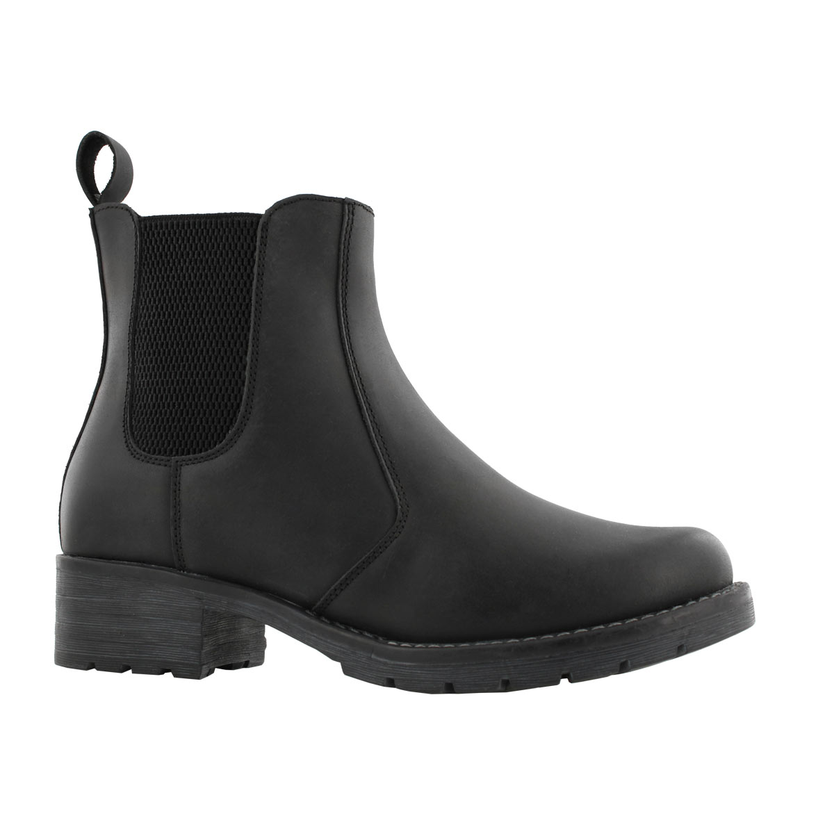 Lds Daelyn black chelsea boot