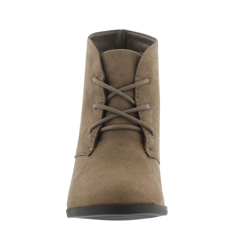 Lds Dahlia cement lace up dress bootie