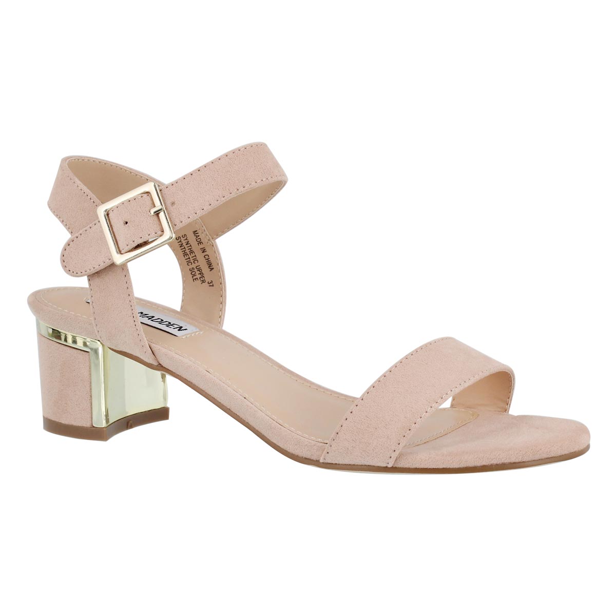 Women's DAINTY pink ankle strap dress sandals