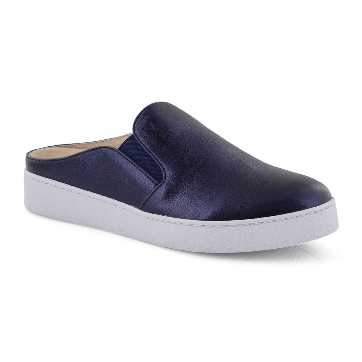Lds Dakota navy mtlc casual slip on shoe
