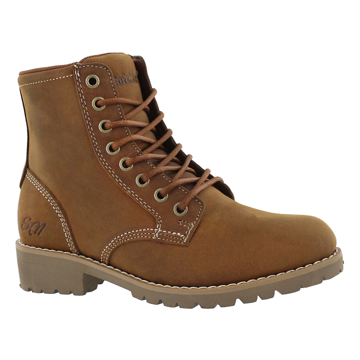 Women's DALISSE tan casual combat boots