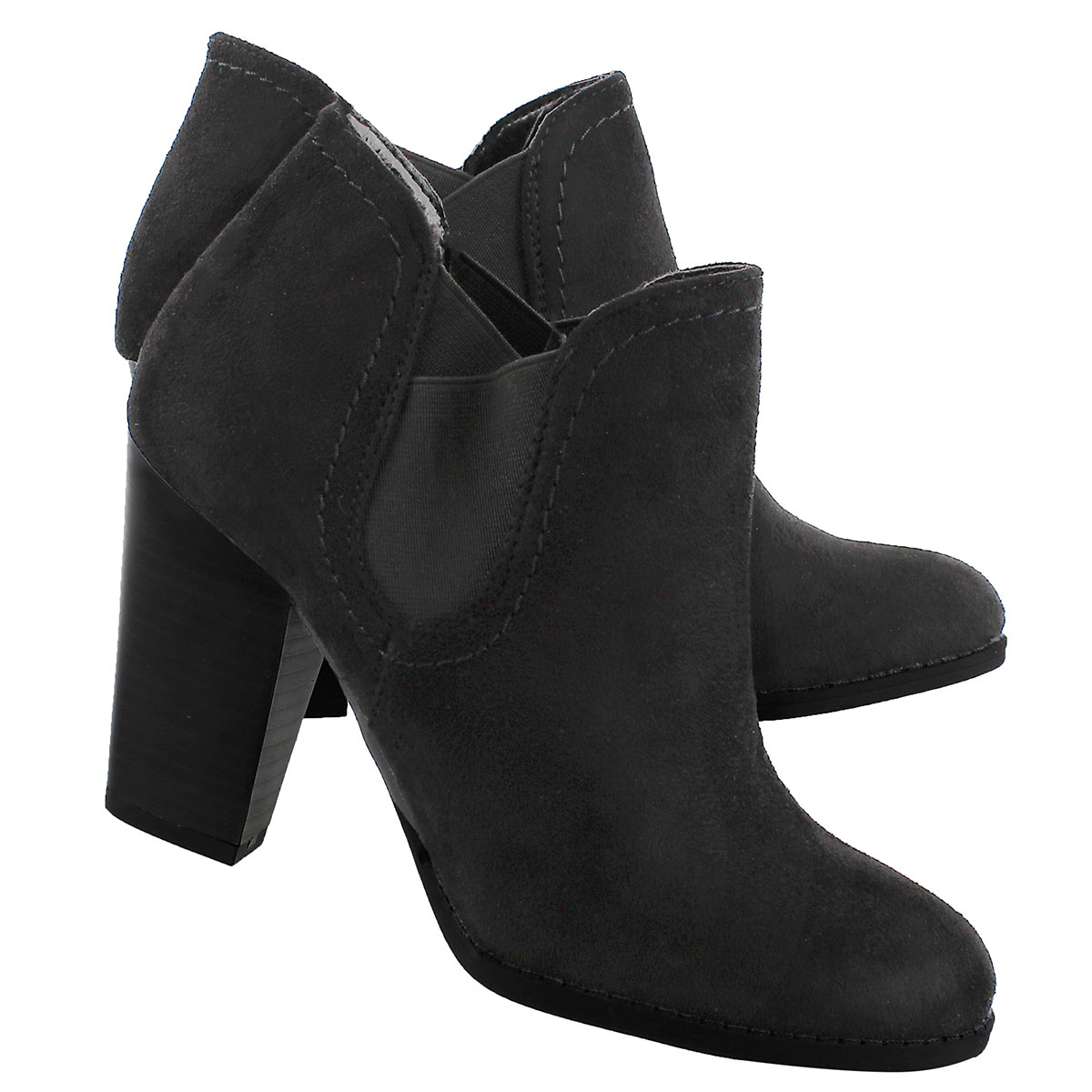 Lds Daphne black lo dress ankle boot