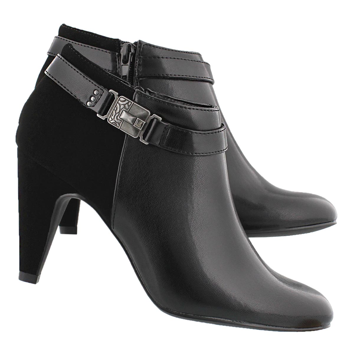 Bottillon habillé Darci, noir, fem