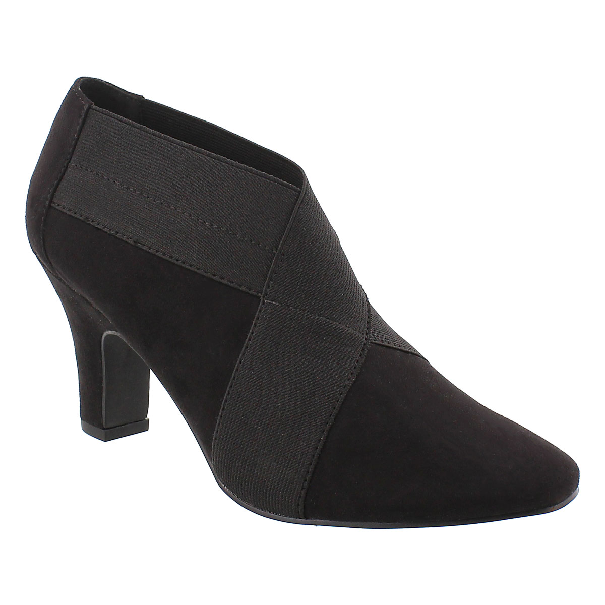 Women's DEANNA black low dress booties