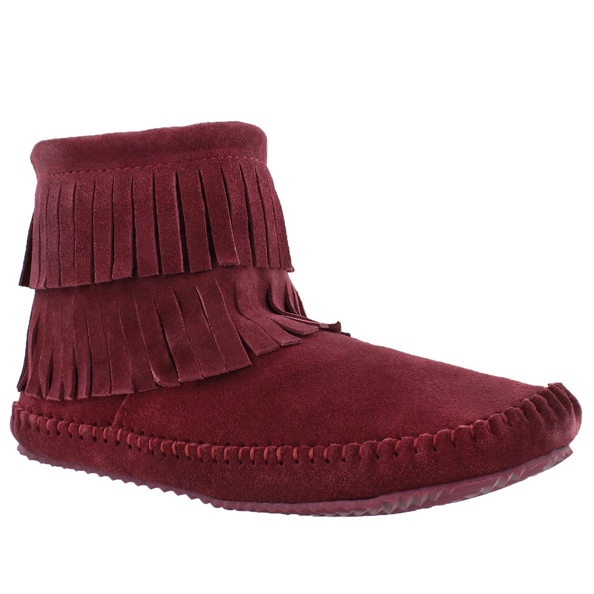 Women's DEBRA II HI burg suede back zip moccasins