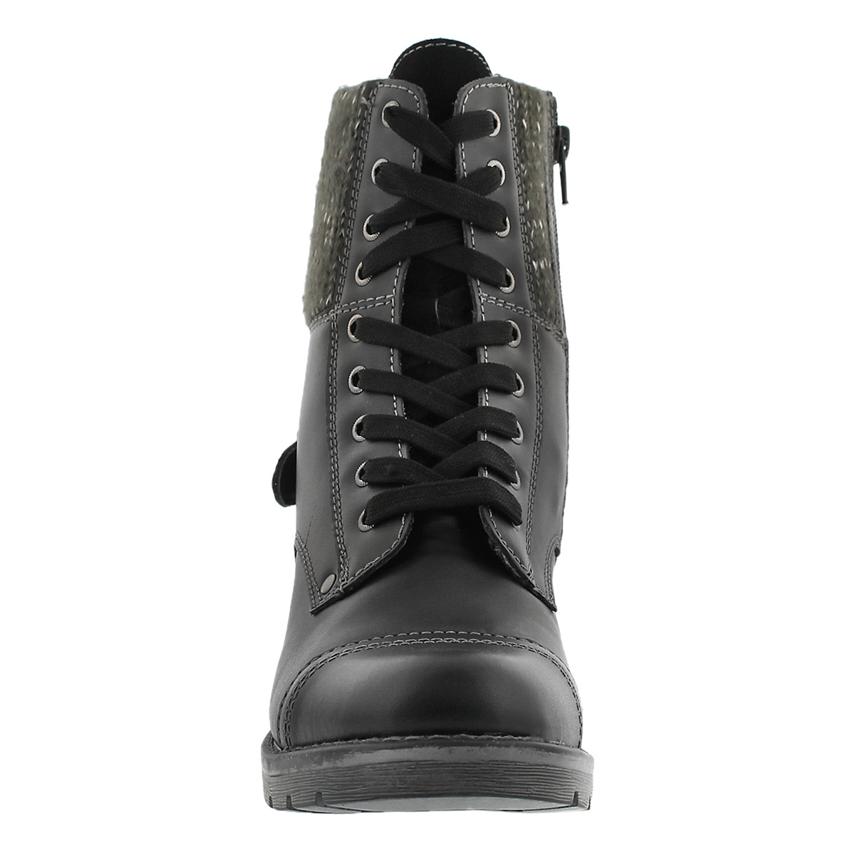 Botte militaire col tricot DeeDee,nr, fe