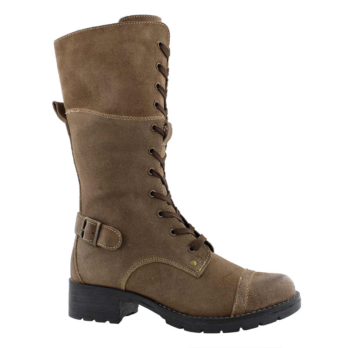 Lds Deedee Tall taupe combat boot