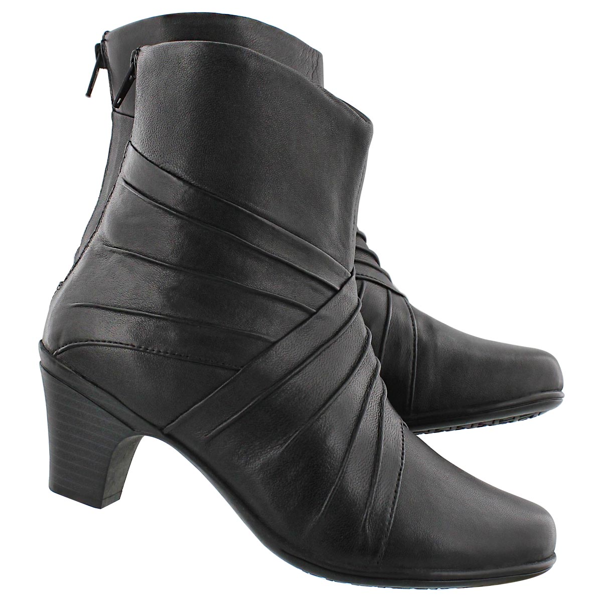 Lds Delilah black dress bootie-wide