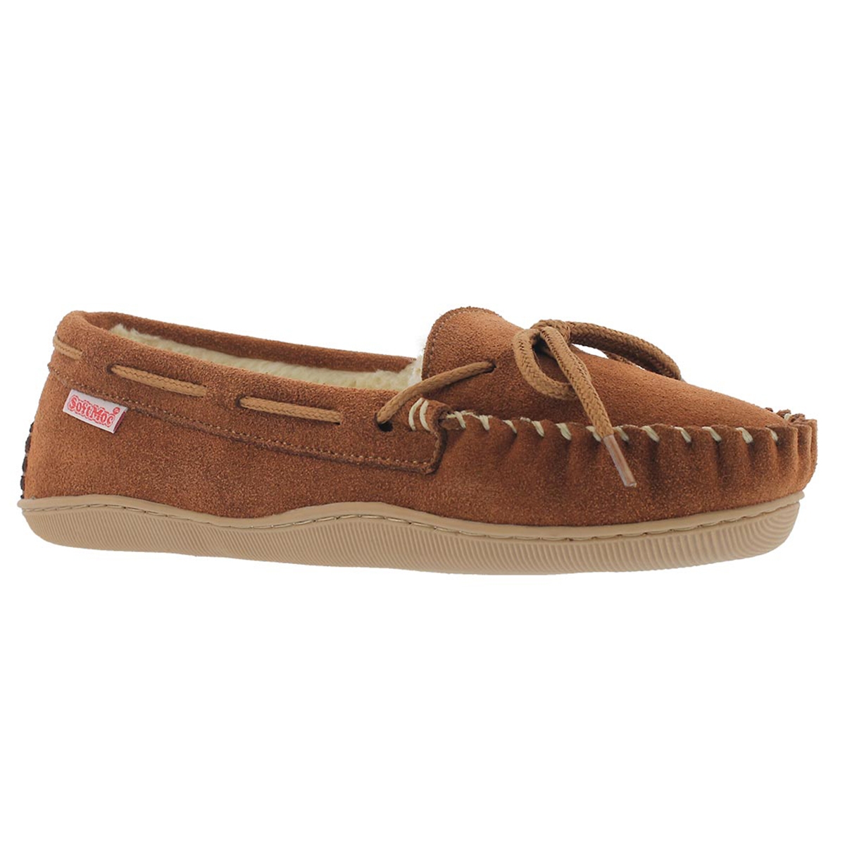 Women's DELPHI spice suede ballerina moccasins