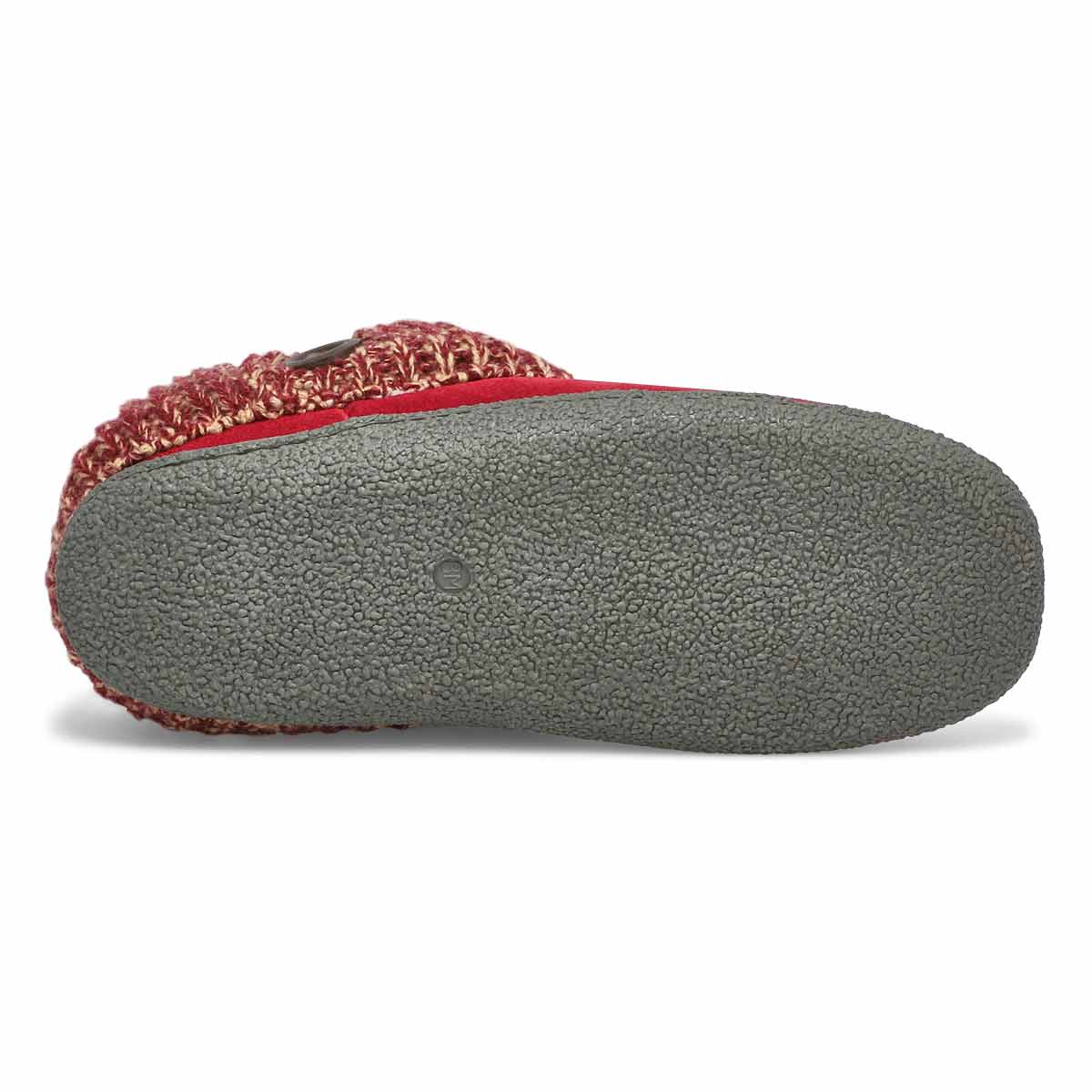 Lds Dini burgundy memory foam slipper