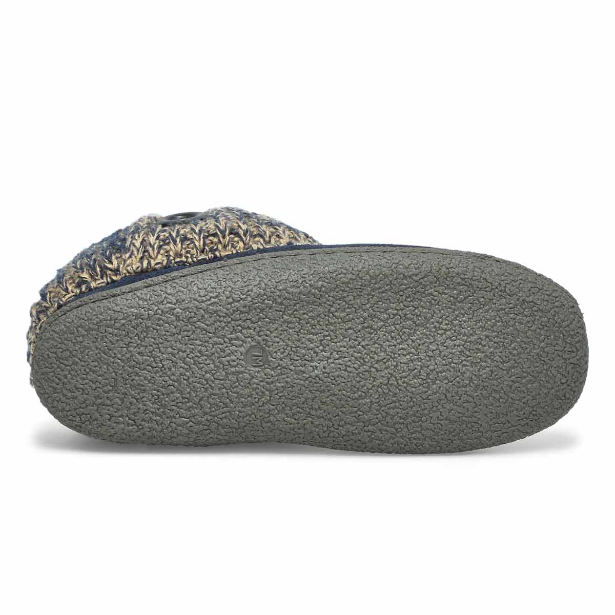 Lds Dini navy memory foam slipper