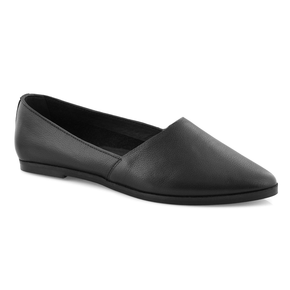 Talon plat déc. Diva, nr, fem.