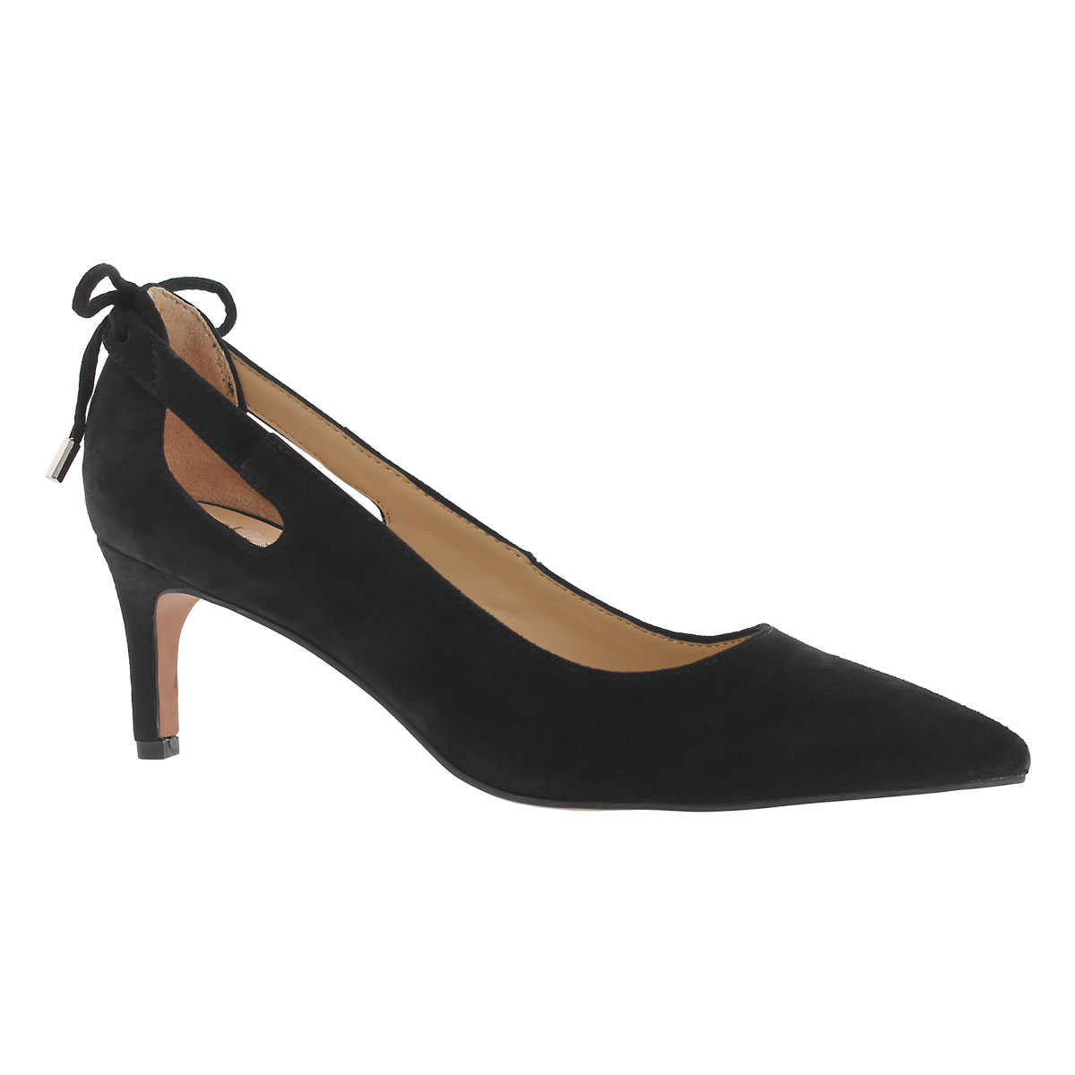 Women's DOE black side dress heels