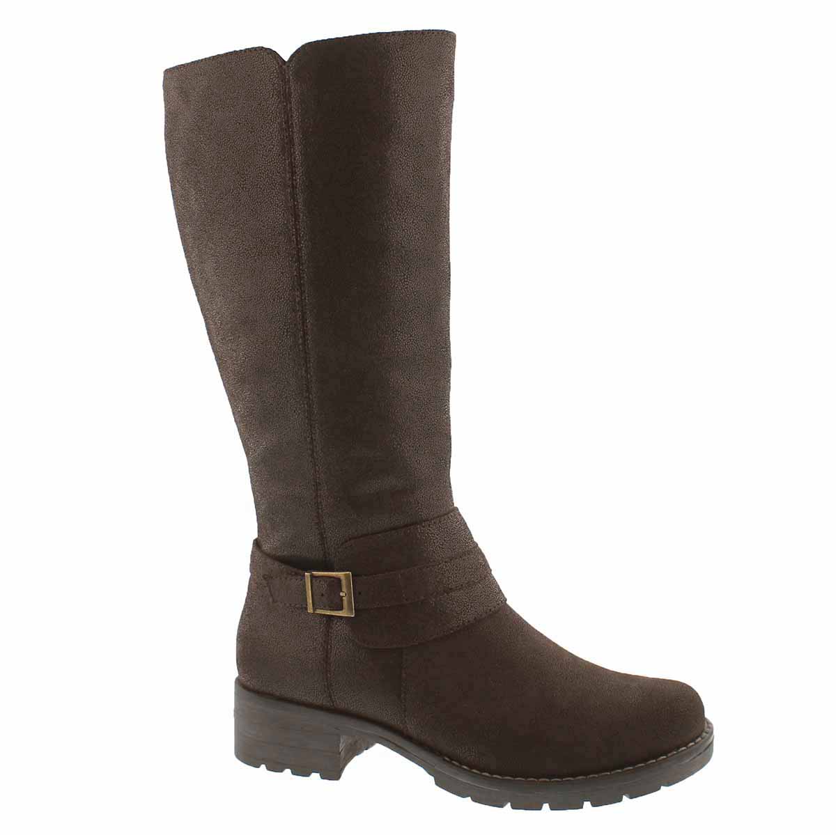 Women's DOMINIQUE 2 brown tall riding boots