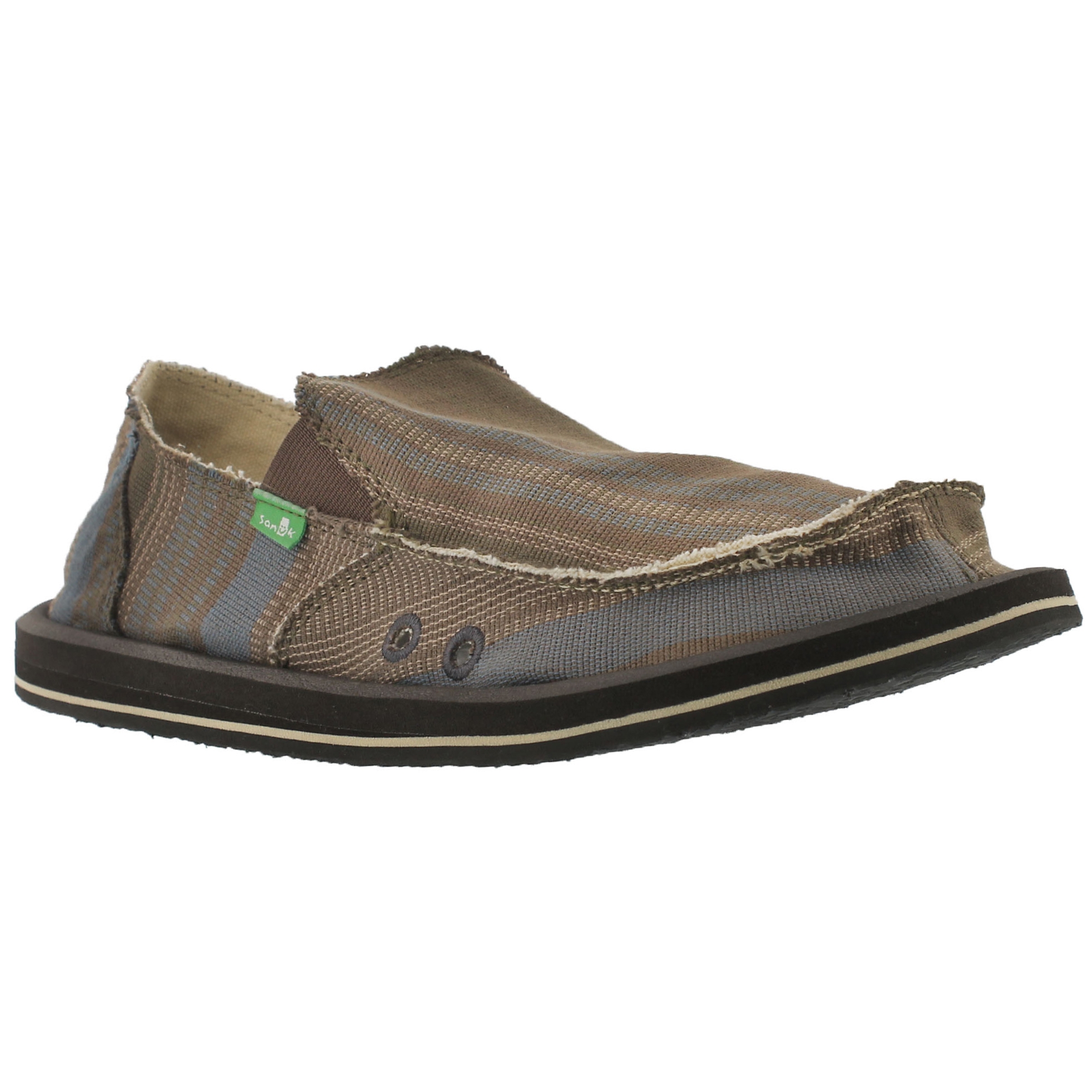 Mns Donny blue multi slip on shoe
