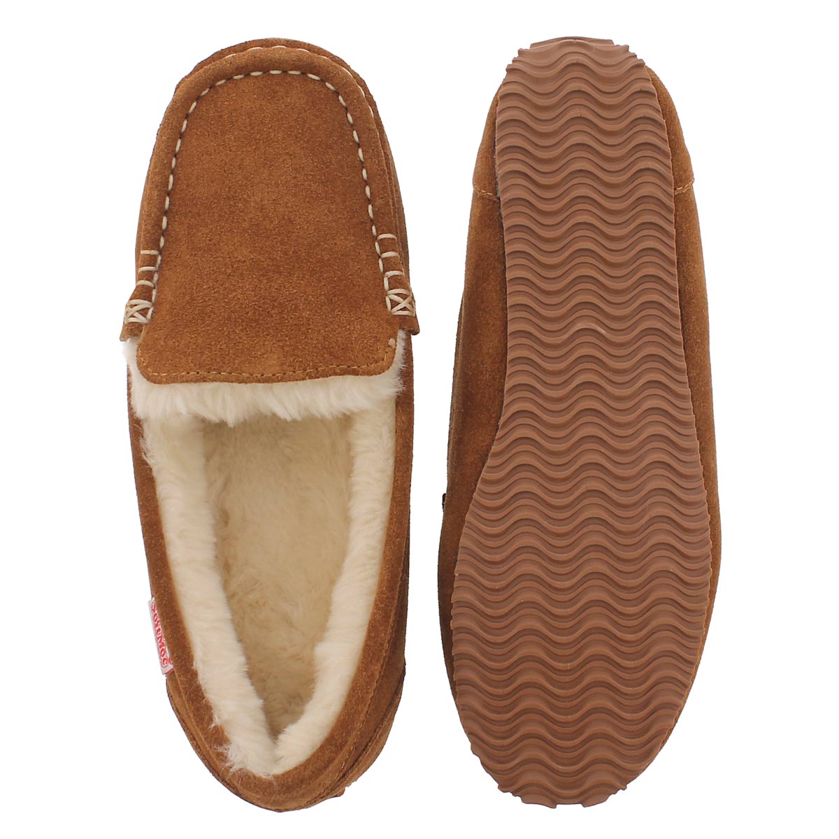 Lds Dottie chestnutsuede memory foam moc