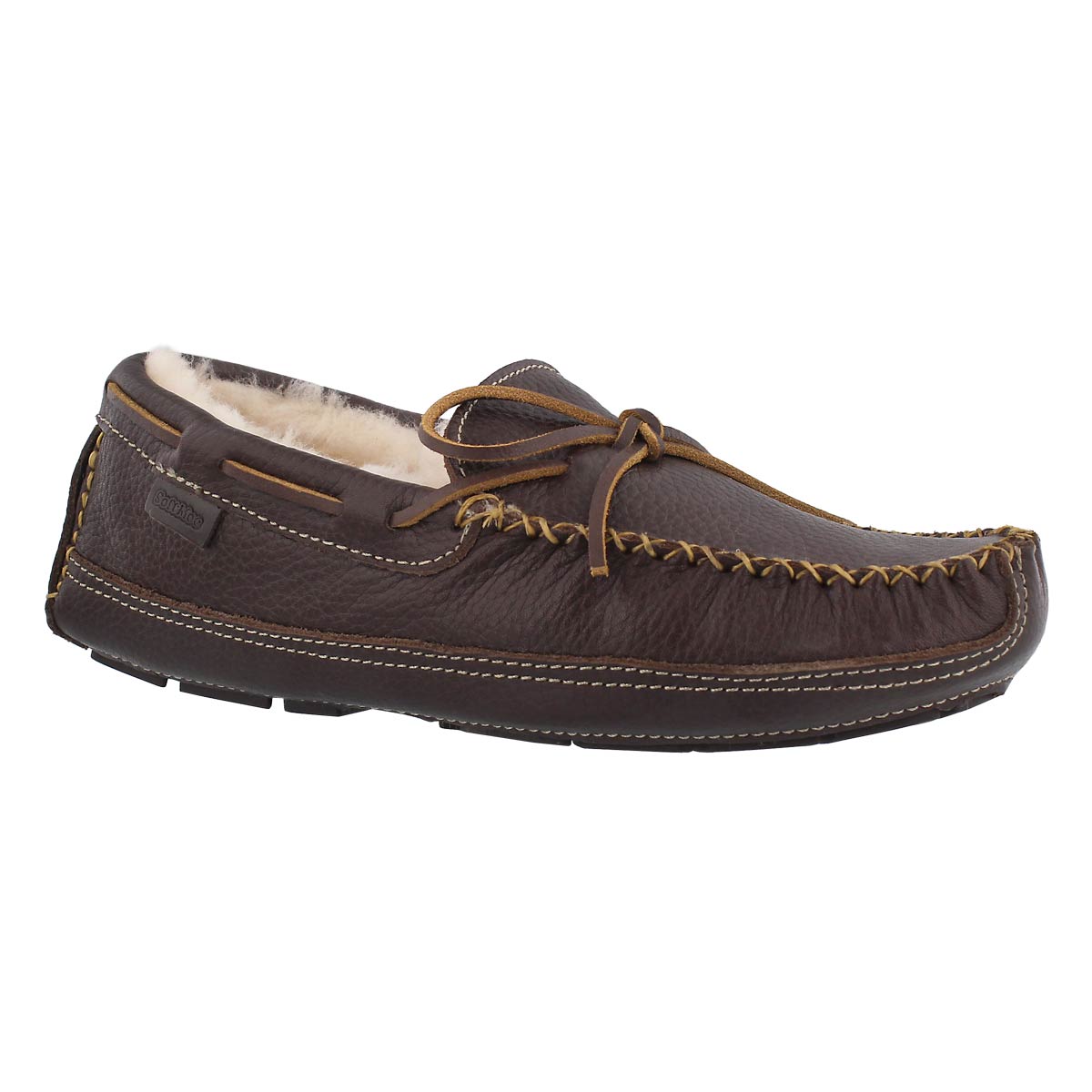 Mns Doyle brown leather moccasin
