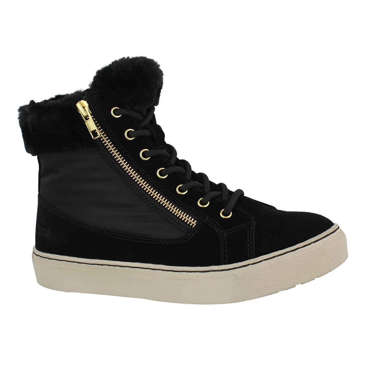 Lds Dublin blk wtpf lace/zip winter boot