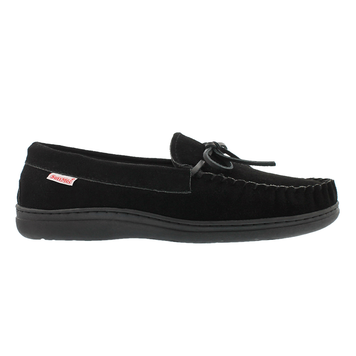 Mns Dusk black suede mocc