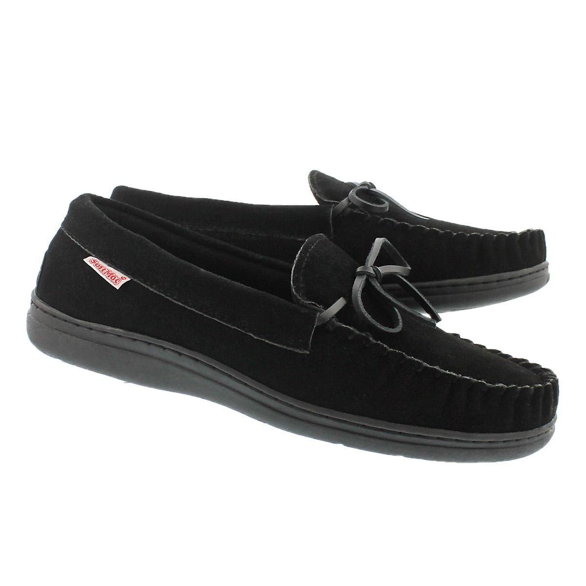 Mns Dusk black suede mocc