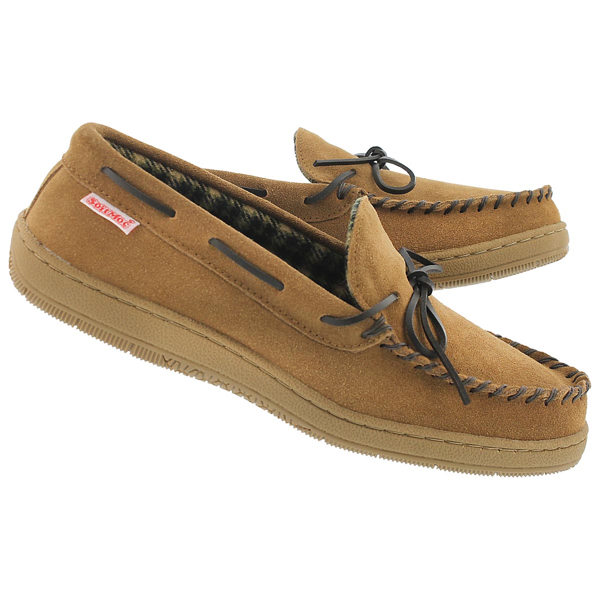 Mns Dusk II chestnut mem. foam moccasin