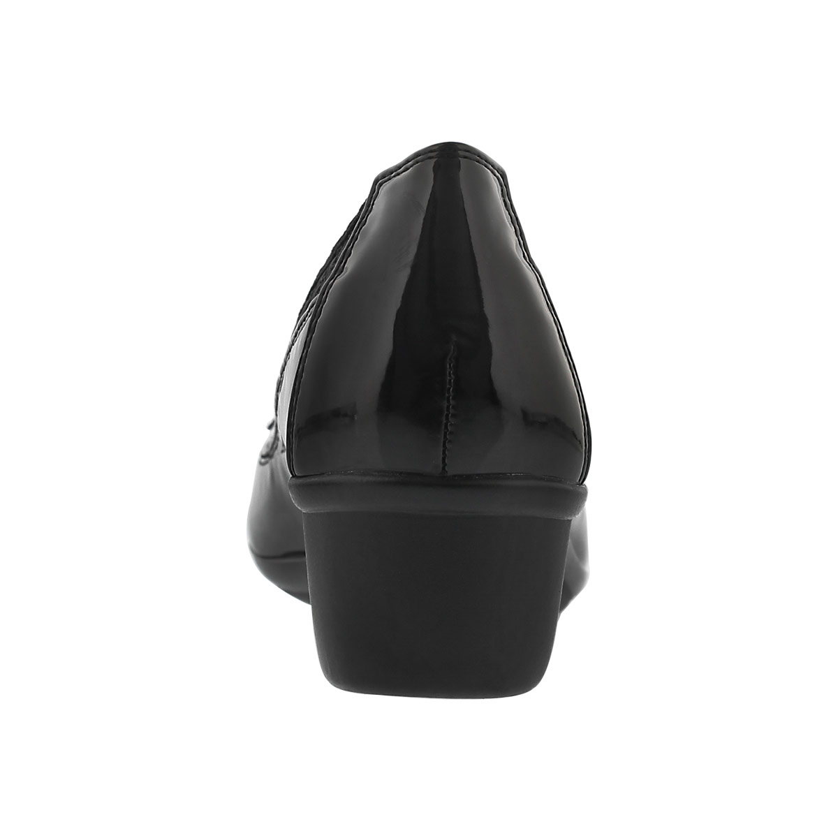 Lds Dusti 2 blk slip on casual wedge