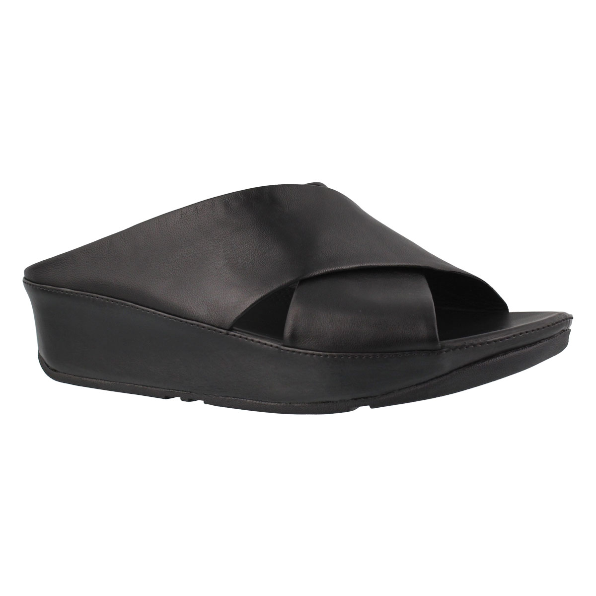 Women's KYS black slide sandal