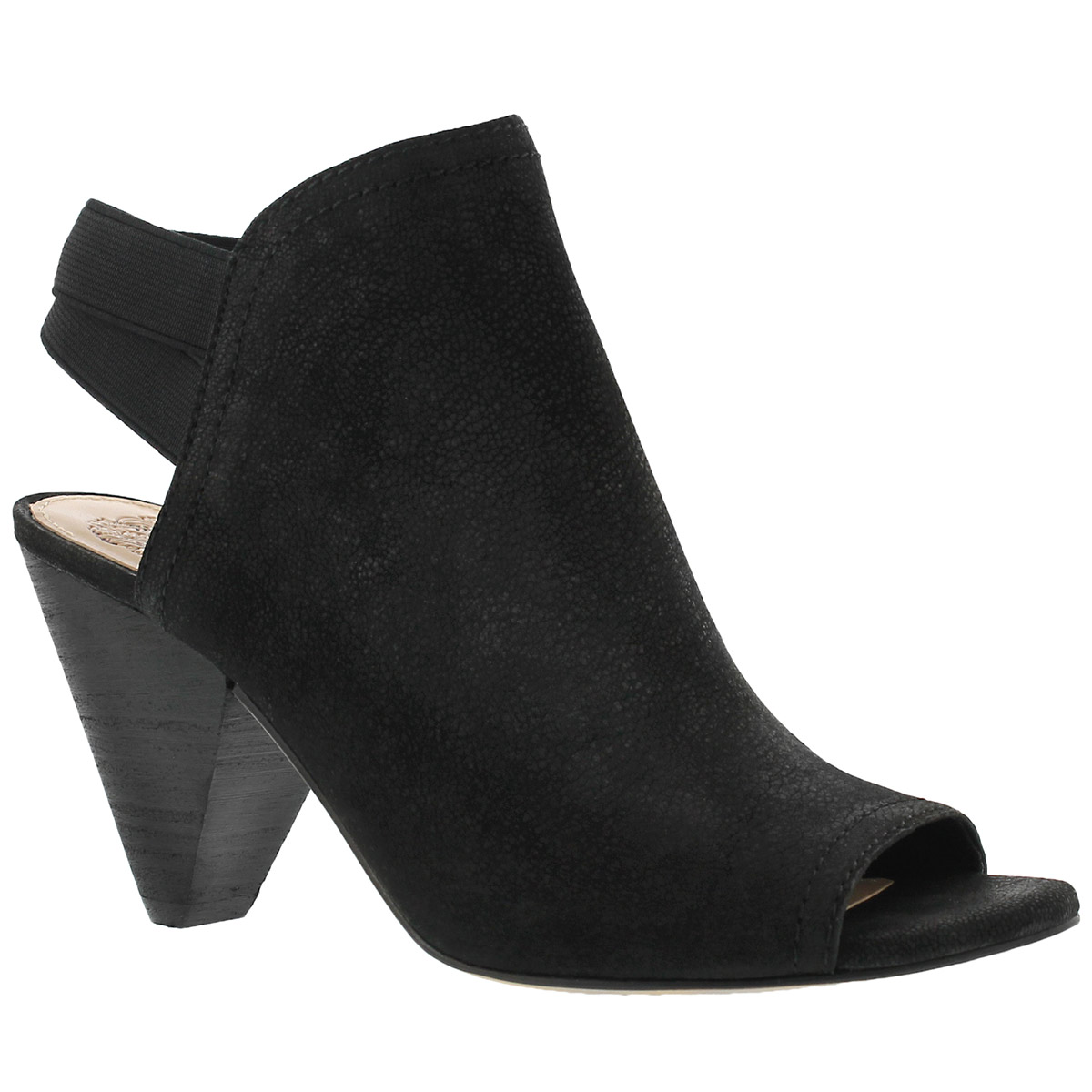 Womne's EDORA black peep toe dress sandals