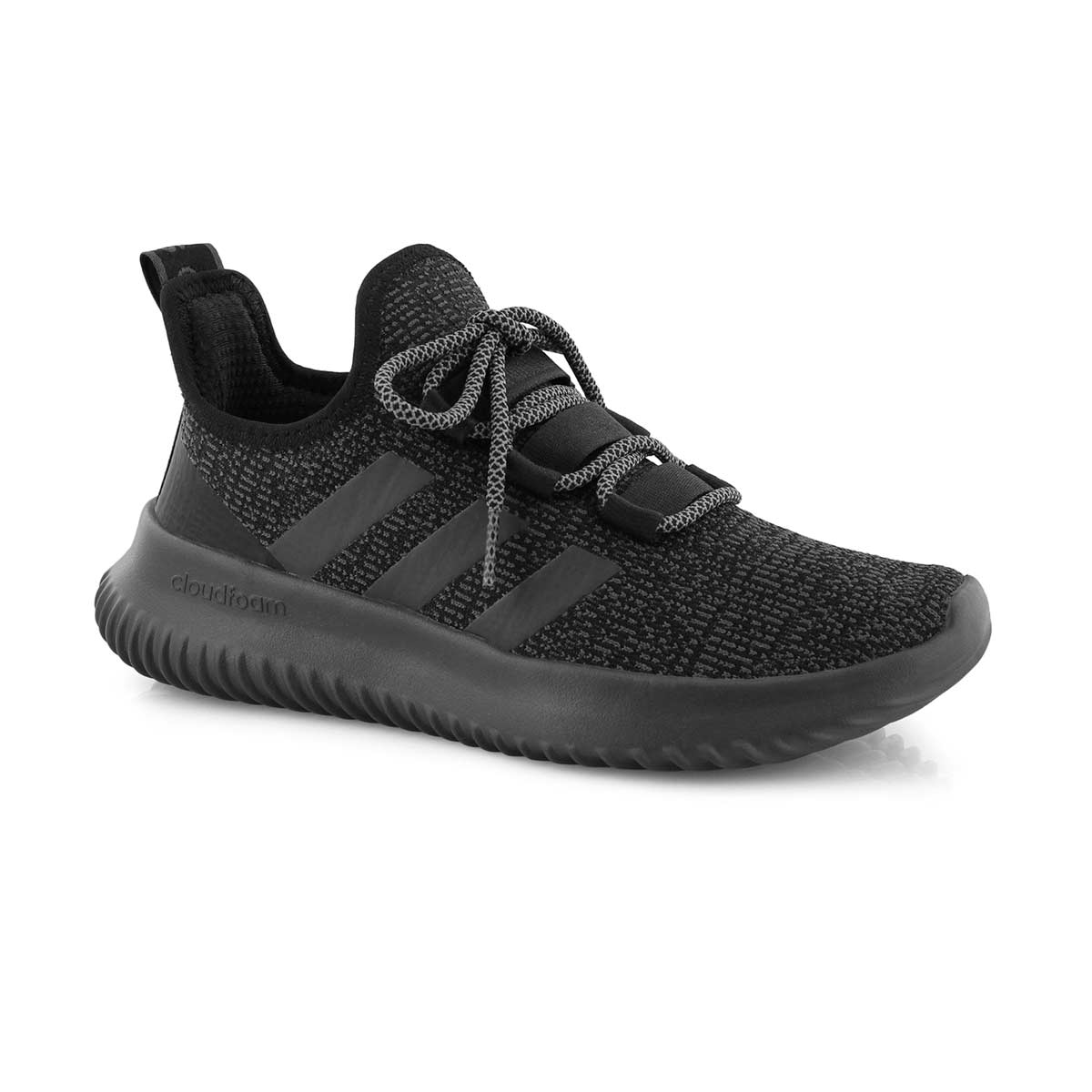 black running shoes