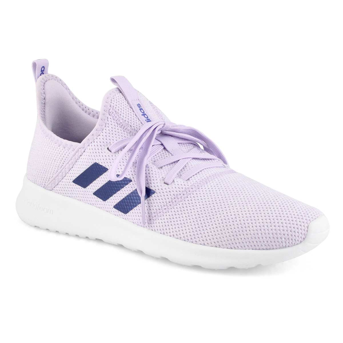 Lds Cloudfoam Pure ppl/wht running shoe