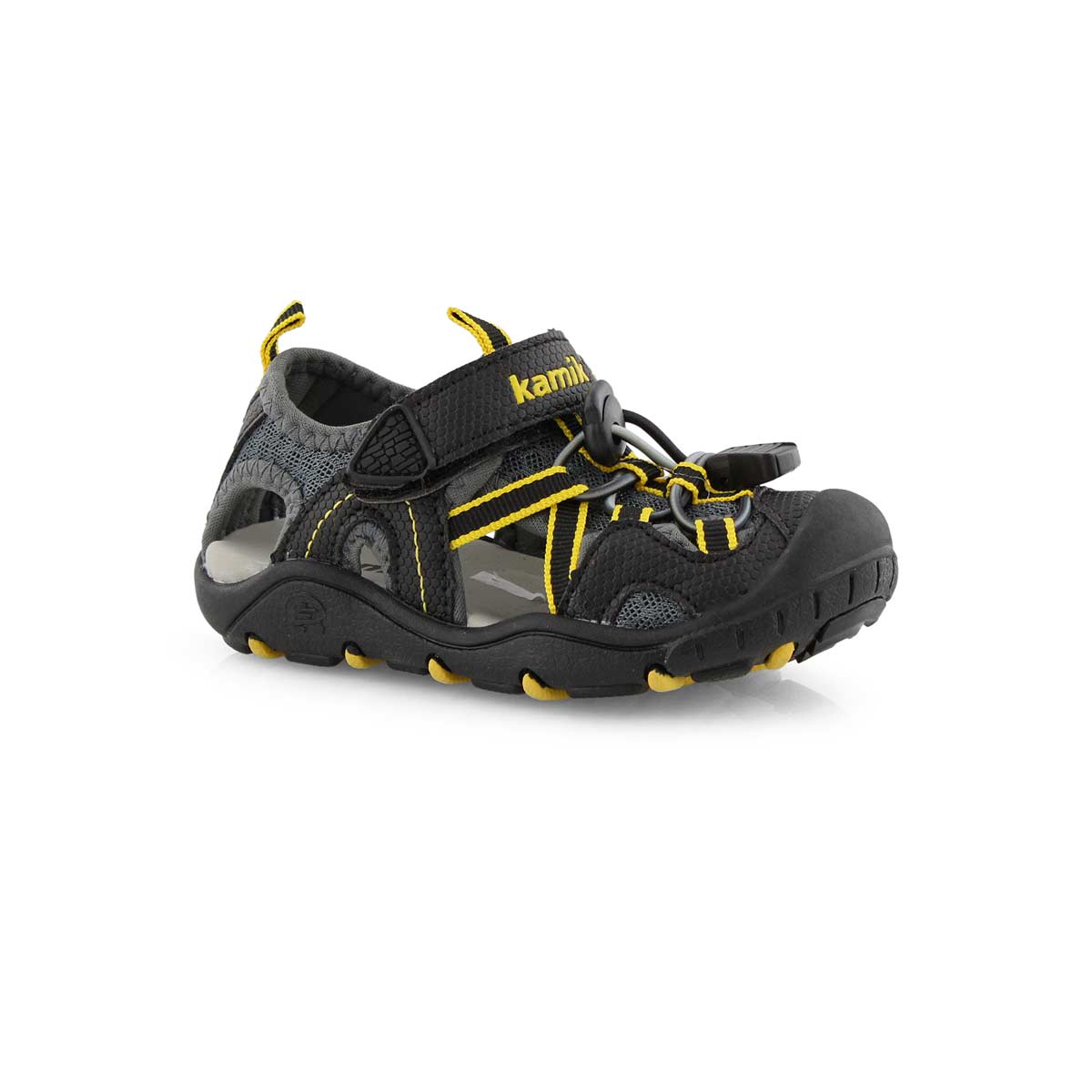 Inf-b Electro blk/char fisherman sandal