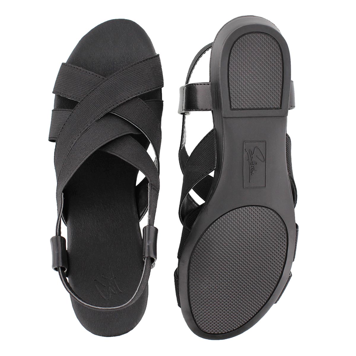 Lds Eloise black casual sandal