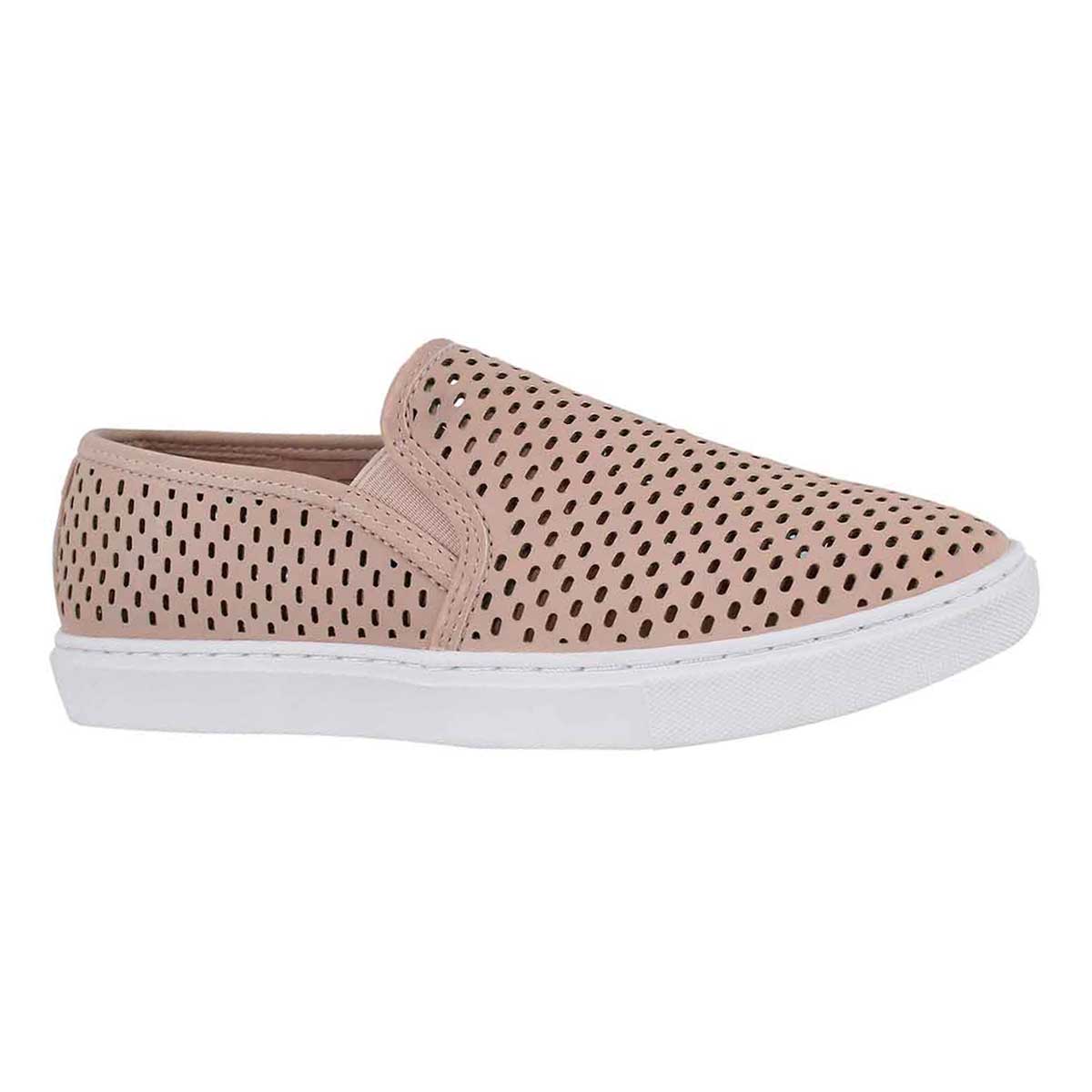 Lds Elouise pink casual slip on shoe