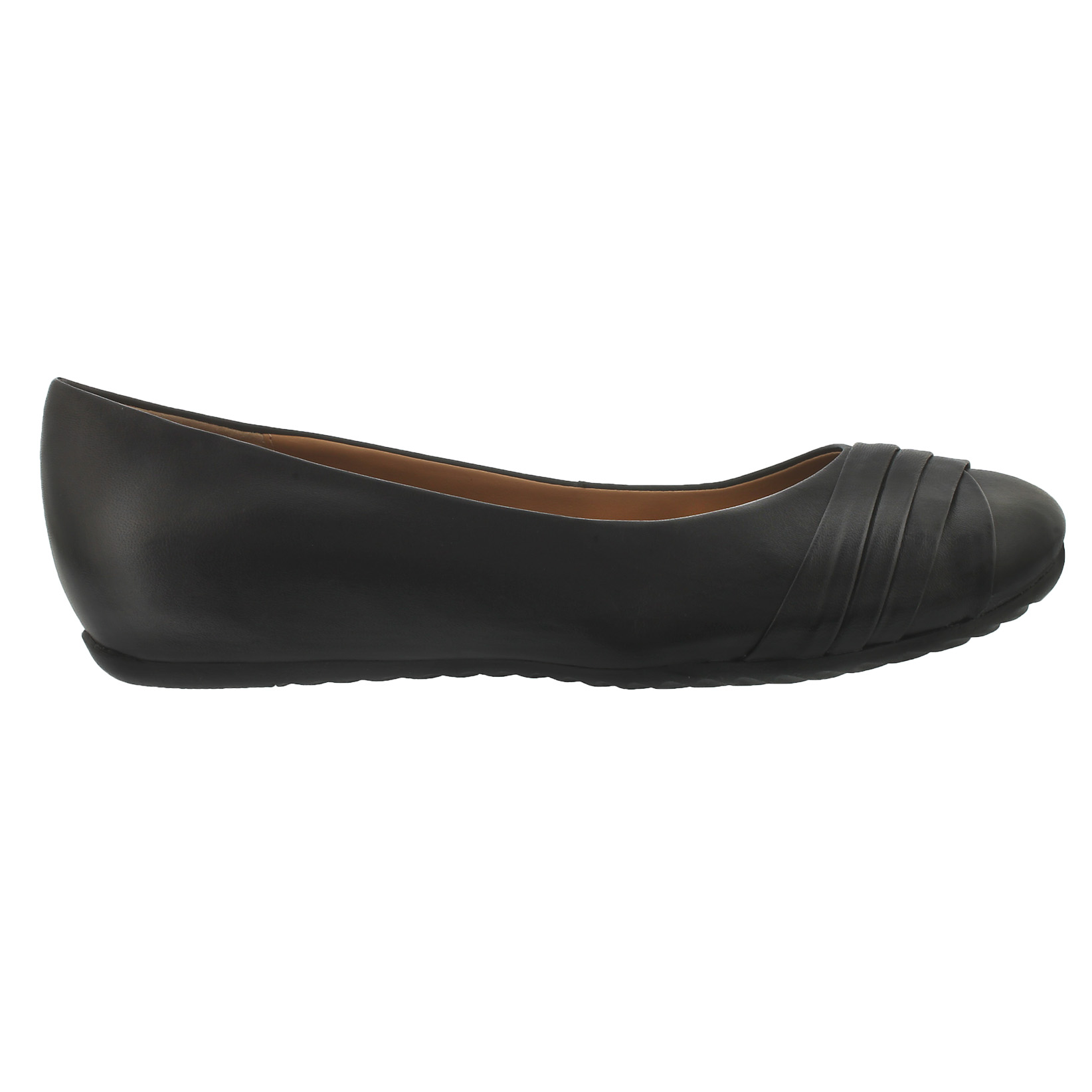 Ballerine cuir noir EMILY, fem